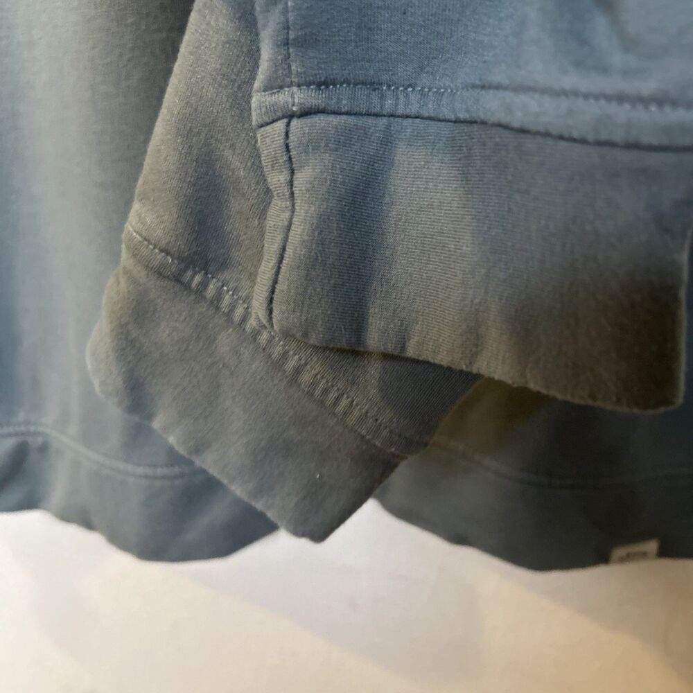 Orvis V Neck Sweatshirt Womens M Sage Green Dropped Shoulders Pullover Modal - Picture 4 of 9